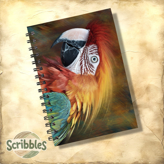 Notebook - Vibrant Parrot